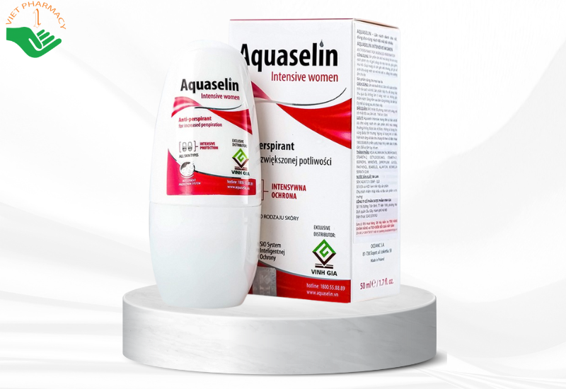Lăn nách dành cho nữ Aquaselin Intensive Women giảm tiết mồ hôi dành cho nữ (50ml)