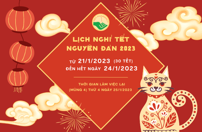Lịch nghỉ Tết Nguyên Đán Nhà thuốc Việt