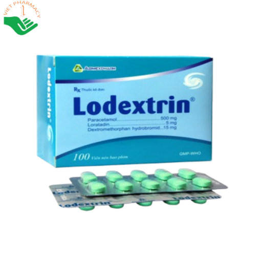 Thuốc Lodextrin giảm đau hạ sốt (100 viên)