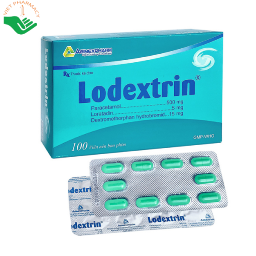 Thuốc Lodextrin giảm đau hạ sốt (100 viên)