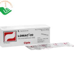 Lomac-20 trị viêm loét dạ dày, tá tràng