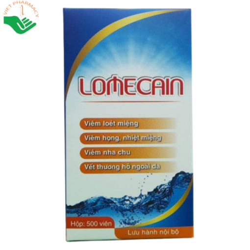 Thuốc Lomecacin điều trị nhiệt miệng, loét miệng (500 viên)