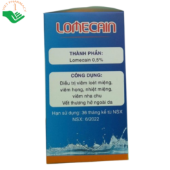 Thuốc Lomecacin điều trị nhiệt miệng, loét miệng (500 viên)