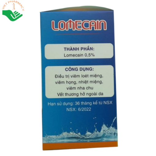 Thuốc Lomecacin điều trị nhiệt miệng, loét miệng (500 viên)