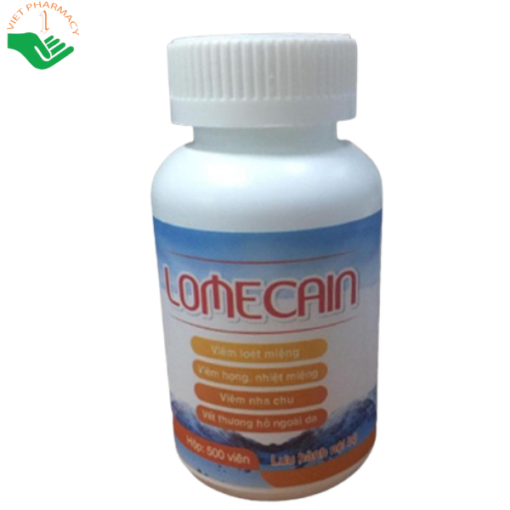 Thuốc Lomecacin điều trị nhiệt miệng, loét miệng (500 viên)