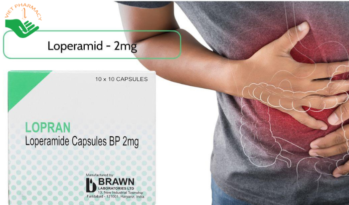 Thuốc Lopran 2mg Capsules trị tiêu chảy cấp, bù nước và điện giải (10 vỉ x 10 viên)