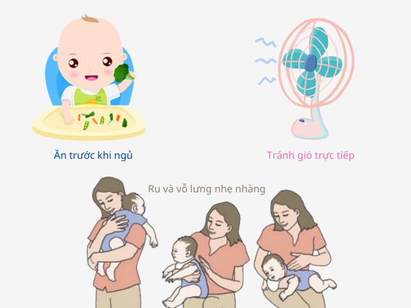 Lưu ý cải thiện giấc ngủ của bé