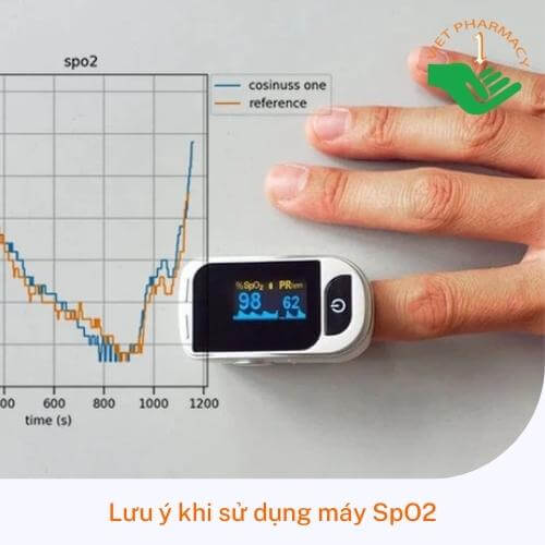 Lưu ý khi sử dụng máy SpO2