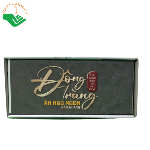 Viên uống Đông Trùng Ăn Ngủ Ngon Dân Khang (Hộp 2 lọ x 30 viên)
