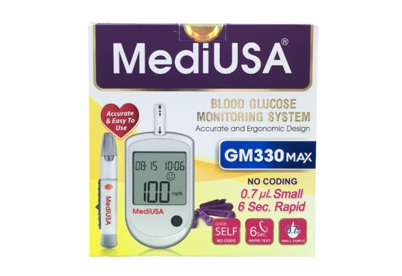 máy đo đường huyết tự động MediUSA GM330 Max