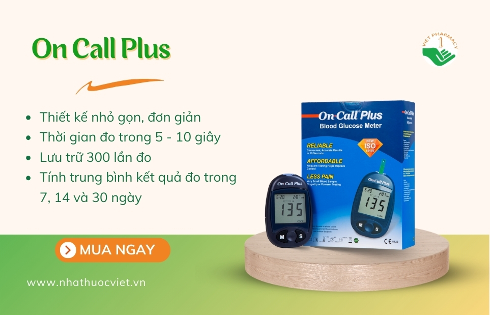 Máy đo đường huyết On Call Plus