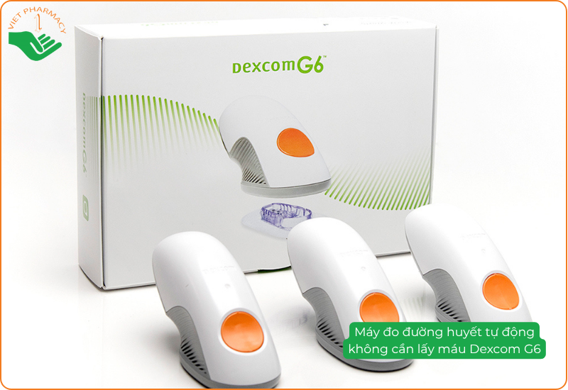 Máy đo đường huyết tự động không cần lấy máu Dexcom G6