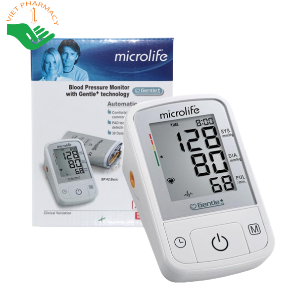 Máy đo huyết áp bắp tay Microlife BP A2 Basic