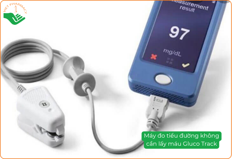 Máy đo tiểu đường không cần lấy máu Gluco Track