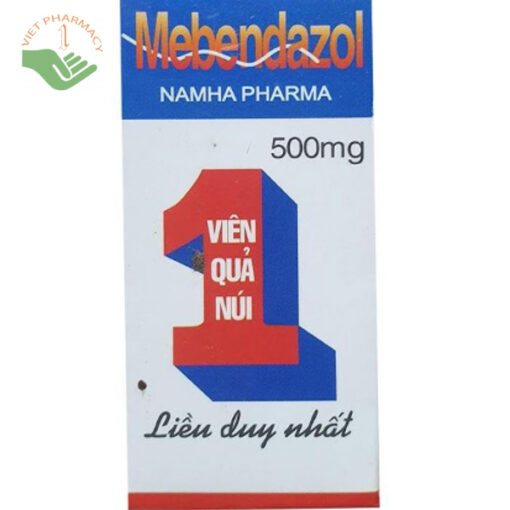 Thuốc giun quả núi Mebendazol 500mg