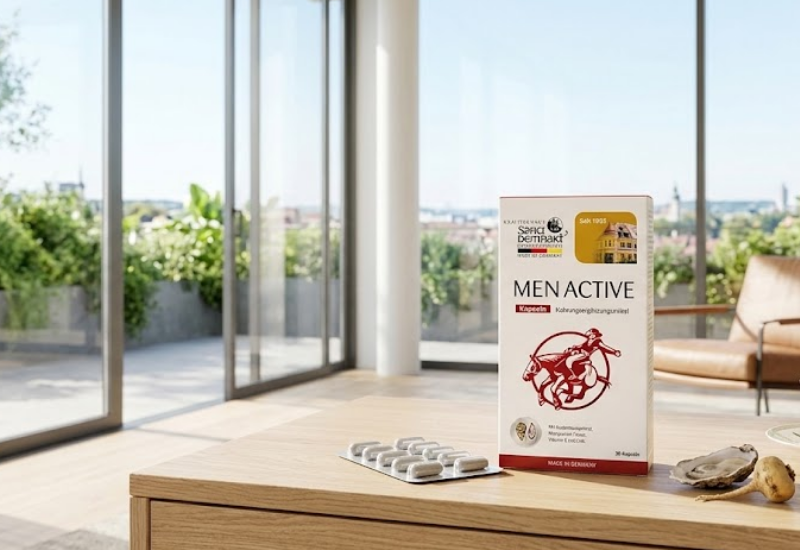 Viên uống hỗ trợ tăng cường sinh lực nam giới Men Active Kapseln