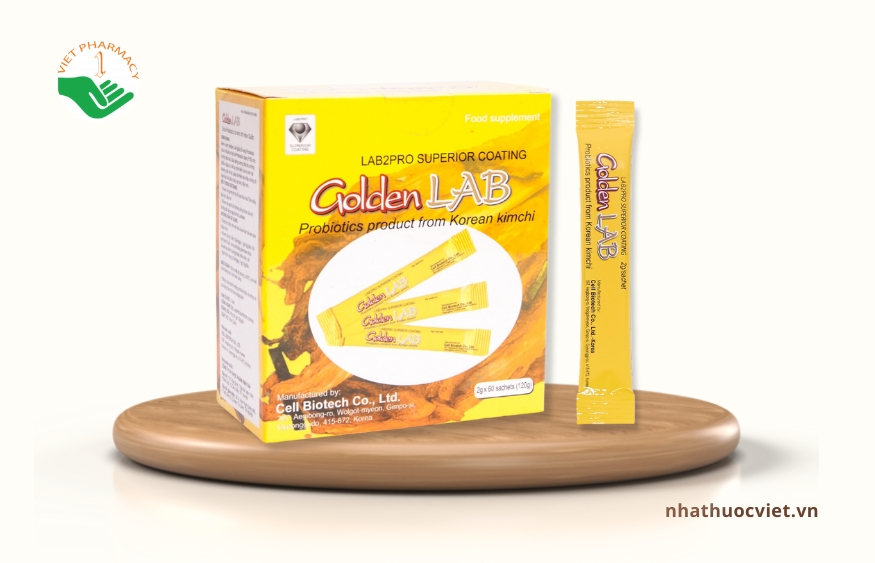 Men vi sinh Golden Lab (Hộp 60 gói)