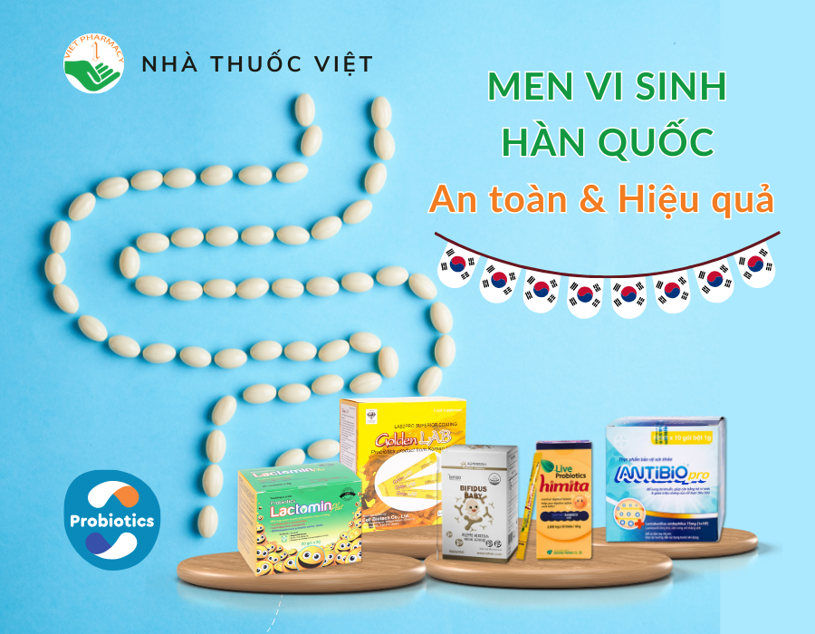 Men ví sinh Hàn Quốc an toàn và hiệu quả