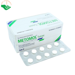 Thuốc Metomol Tablet điều trị đau nửa đầu (10 vỉ x 10 viên)