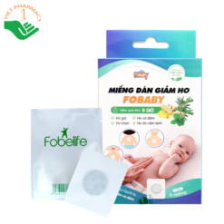 Miếng  dán giảm ho Fobaby (Hộp 6 miếng)