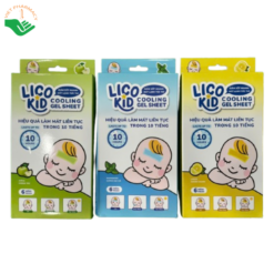 Miếng dán hạ sốt Licokid (3 gói x 2 miếng)