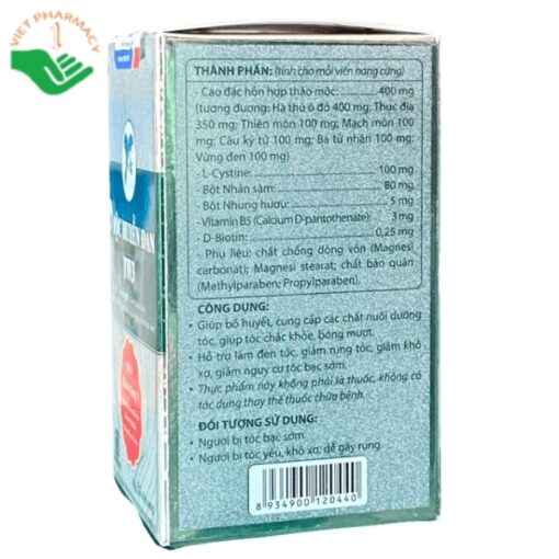 Mộc Huyền Đan TW3 hỗ trợ làm đen tóc giảm rụng tóc