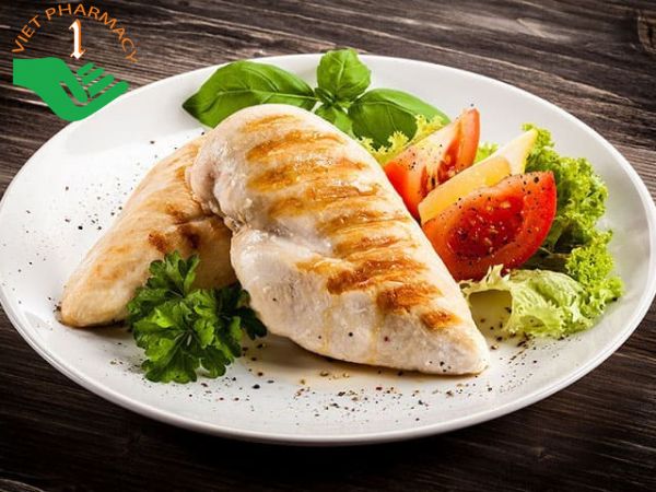 Ức gà giảm cân