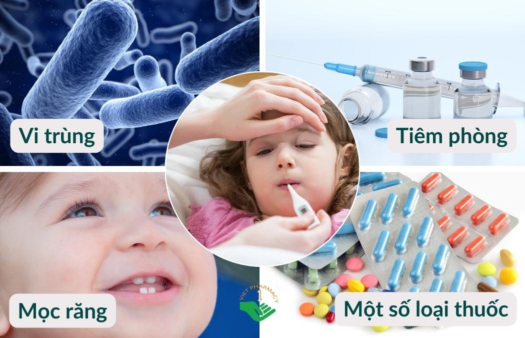 Một số nguyên nhân sốt ở trẻ