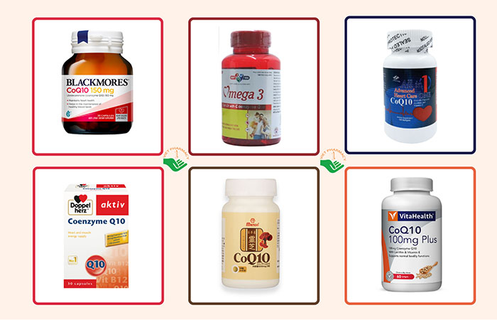 Một số thực phẩm chức năng chứa CoQ10