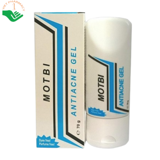 Motbi Antiacne Gel kiểm soát dầu, hỗ trợ điều trị và ngăn ngừa mụn (70g)
