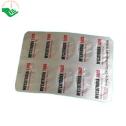 Thuốc Mycotrova 1000 điều trị co thắt đau nhức cơ (10 vỉ x 10 viên)