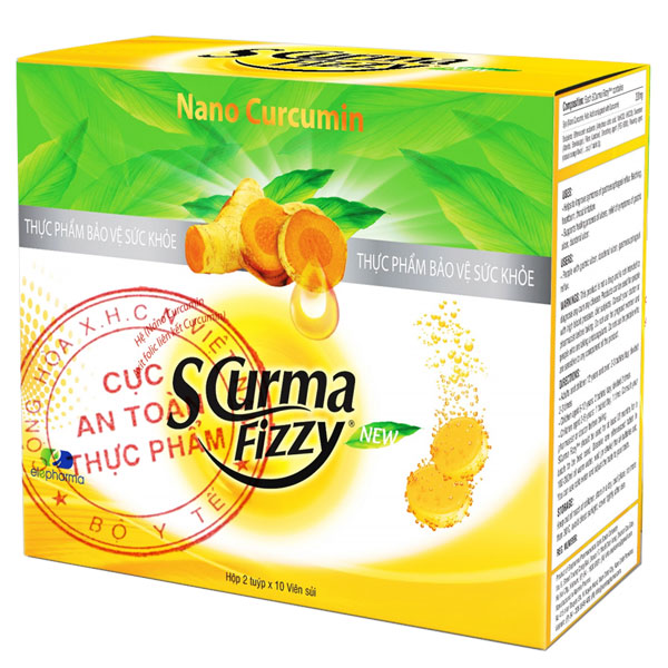 Thuốc đau dạ dày Nano Curcumin SCurma Fizzy
