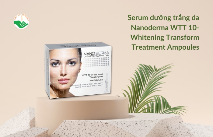 Nanoderma WTT 10- Whitening Transform Treatment Ampoules