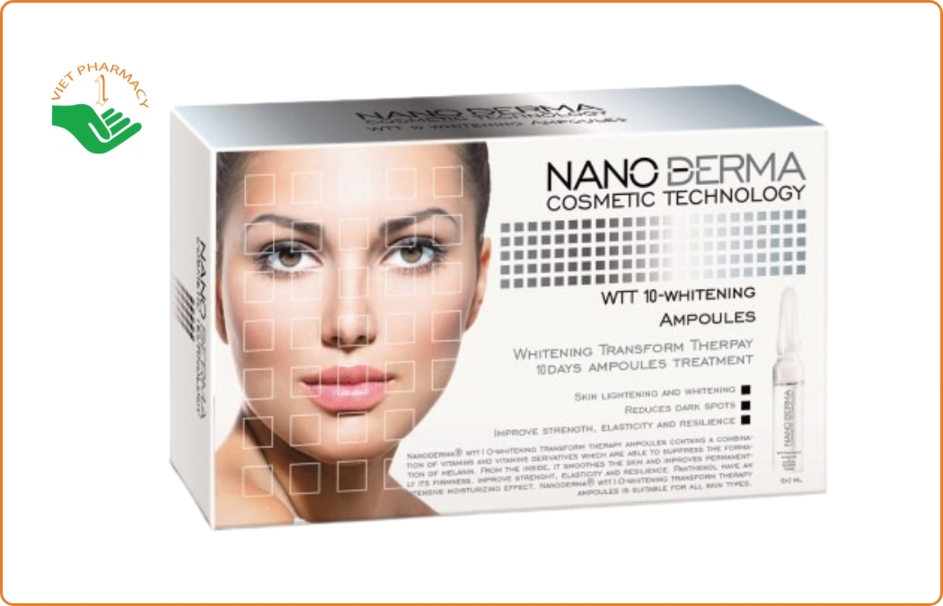 Nanoderma WTT10- Whitening Transform Treatment Ampoules