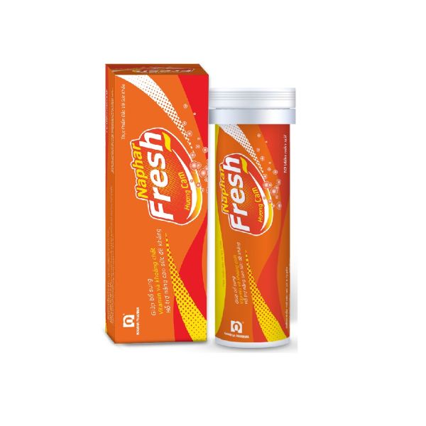 naphar-fresh01-1 Viên sủi Naphar Fresh bổ xung vitamin, khoáng chất
