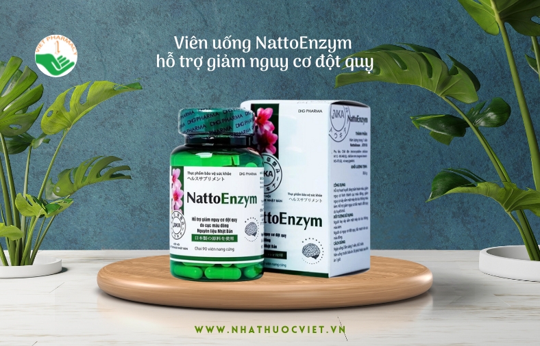 Quà mừng thọ ông bà - viên uống NattoEnzym DHG