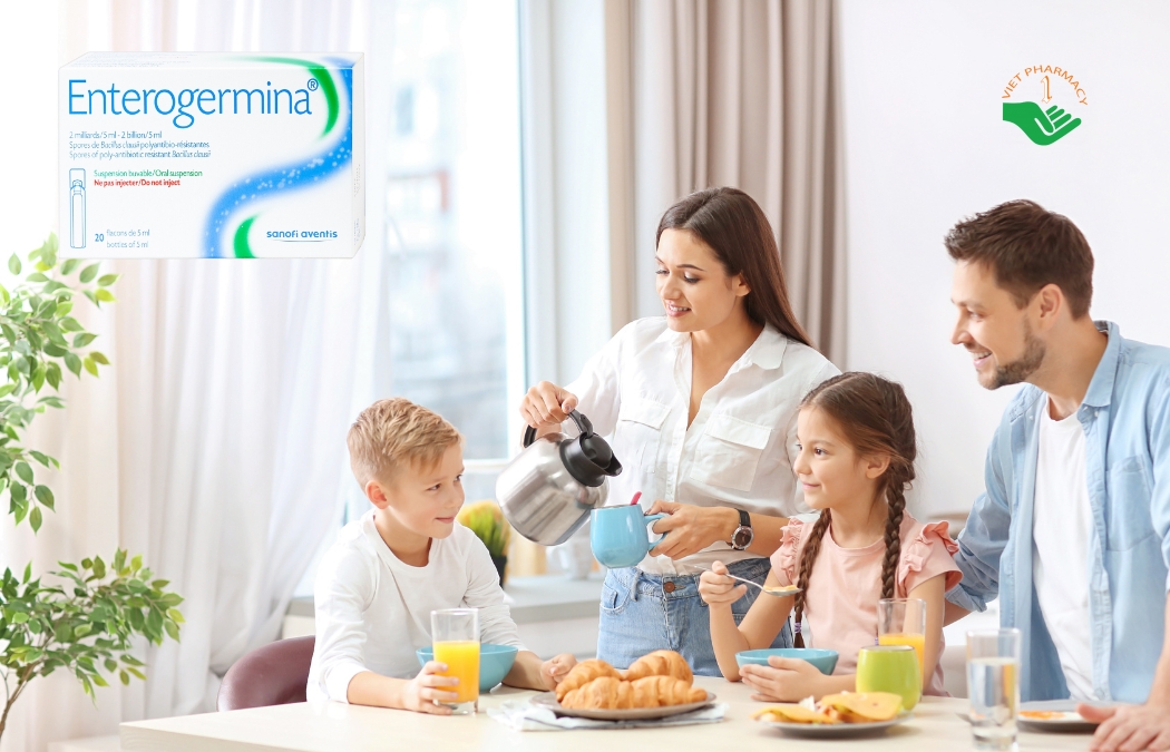 Nên uống Enterogermina sau khi ăn