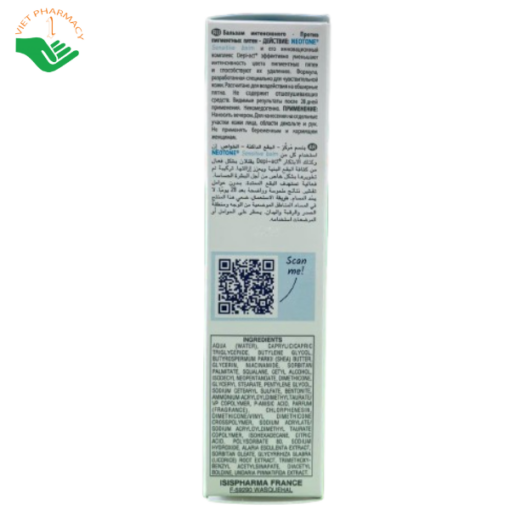 Kem hỗ trợ trị nám ISIS PHARMA NEOTONE SENSITIVE 30ML