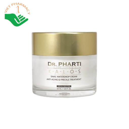 Kem dưỡng da chống lão hóa & trị ​​tàn nhang Dr.Pharti Kalos Snail Waterdrop Cream Anti-Aging & Freckle Treatment 50ml
