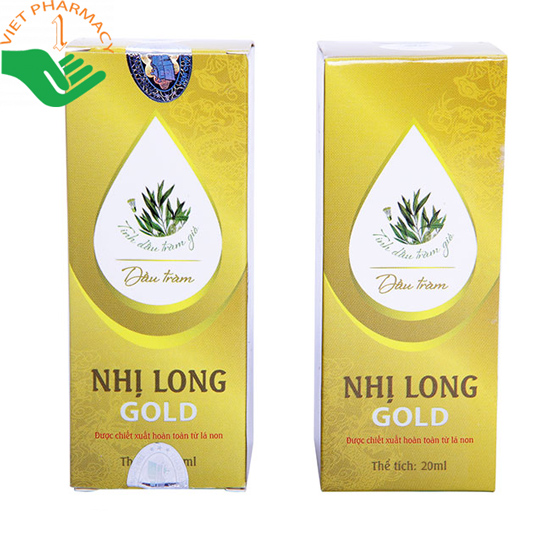 Tinh dầu tràm gió Nhị Long Gold 20ml.