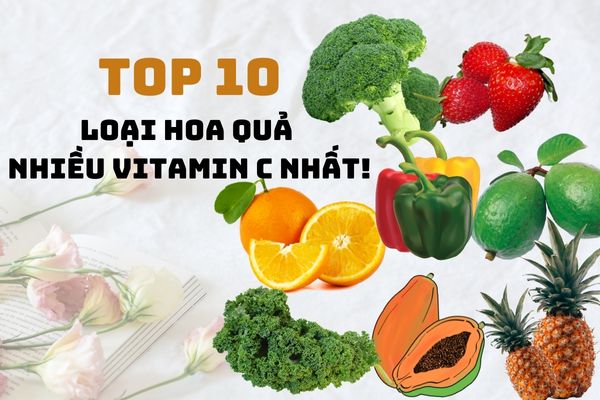 Quả gì nhiều vitamin C nhất
