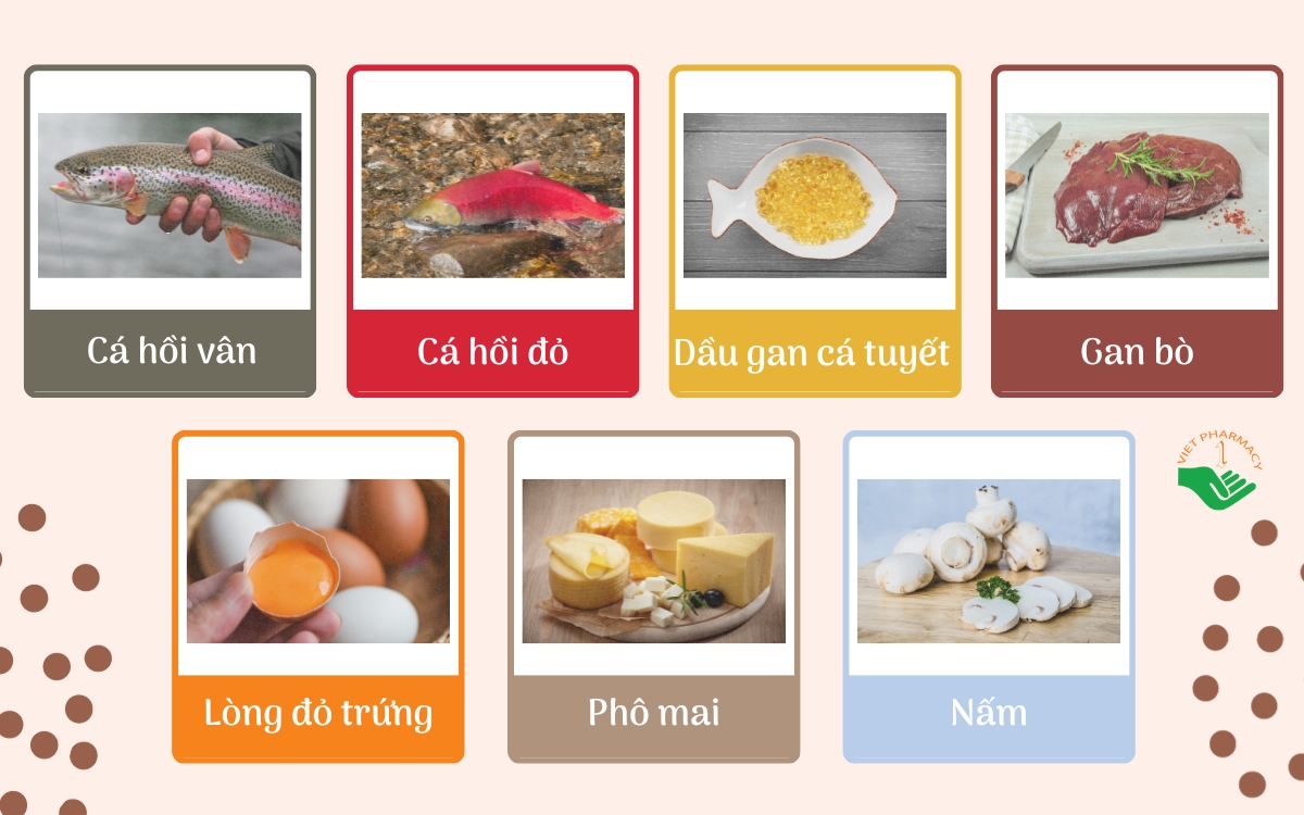 Những thực phẩm giàu vitamin D