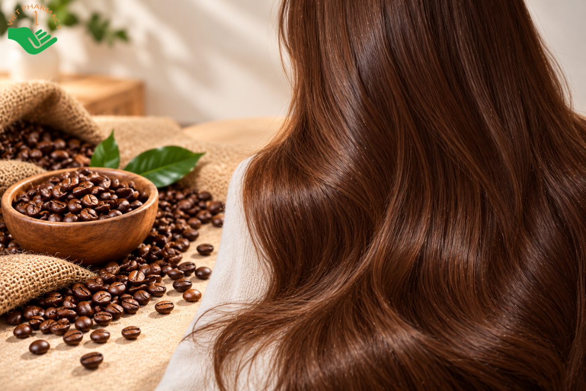 nhuộm tóc bằng cà phê