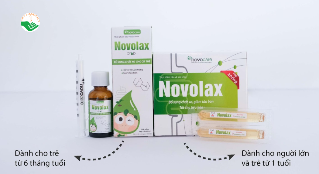 Novolax - Giảm táo bón an toàn cho trẻ