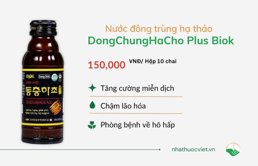 Nước Đông Trùng Hạ Thảo DongChungHaCho Plus Bio