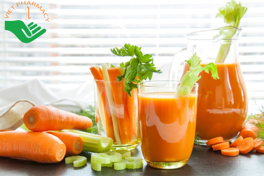 Nước ép cà rốt, cần tây