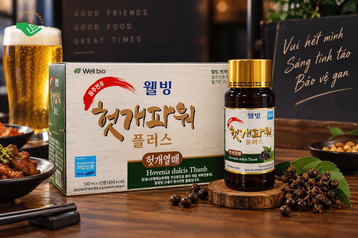 Nước giải rượu bia WELL BIO