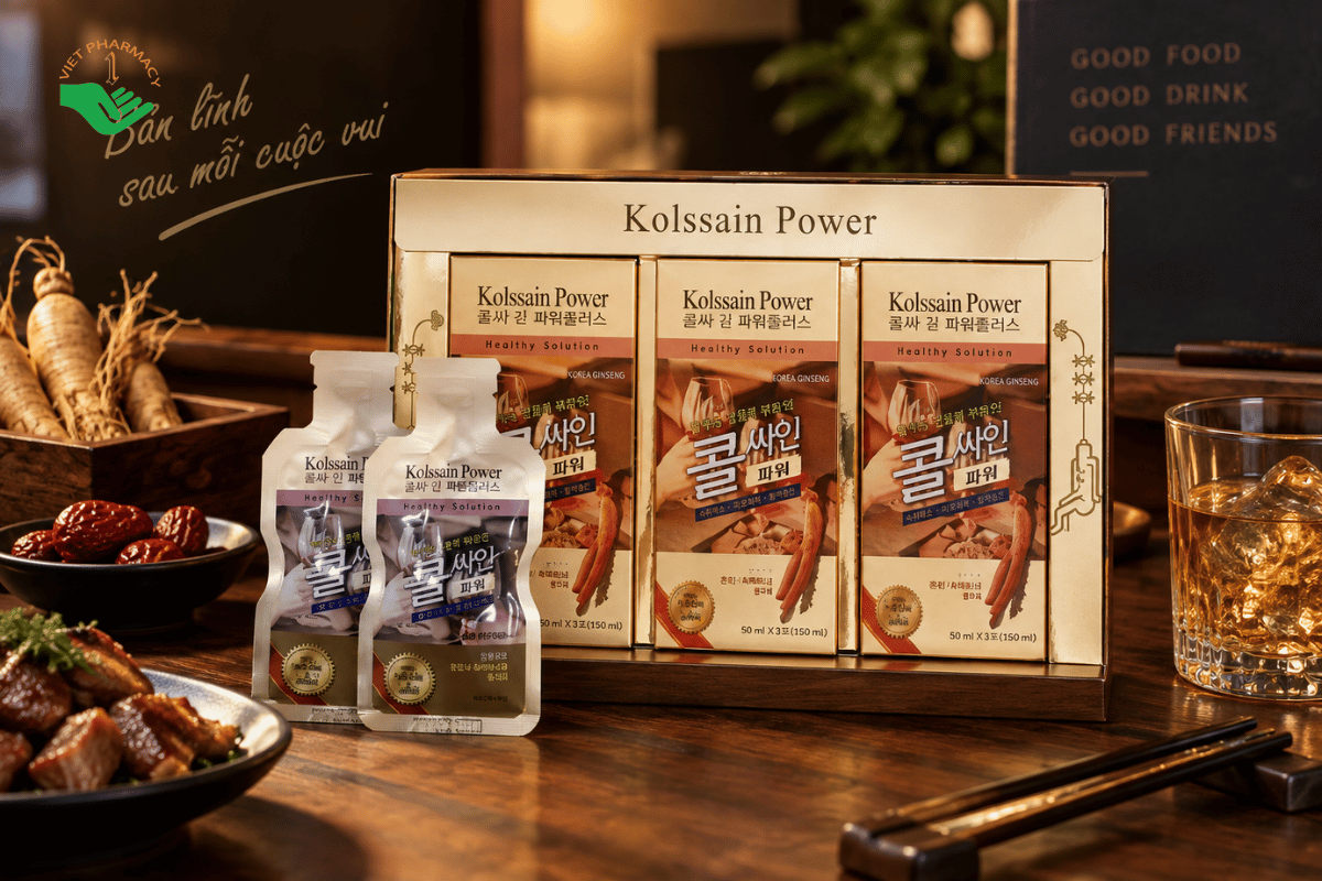 Nước sâm giải rượu Kolssain Power