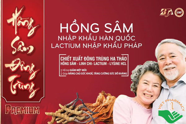 Nước Hồng Sâm Đông Trùng Premium Hàn Quốc giúp tăng cường sức khỏe hiệu quả.