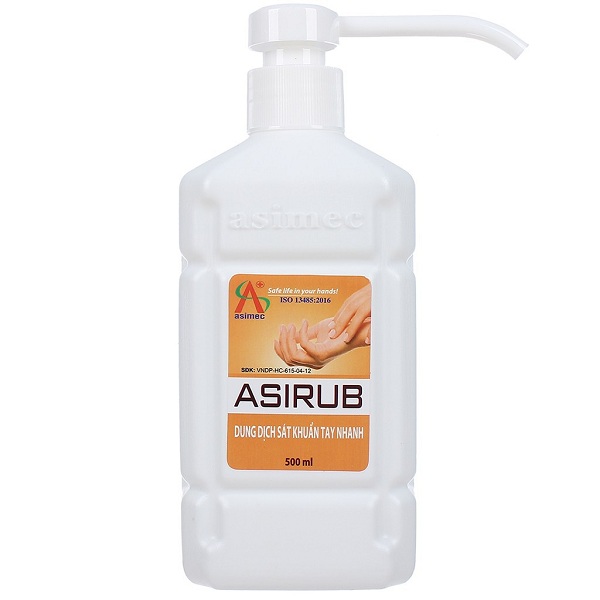 Nước rửa tay khô sát khuẩn Asirub
